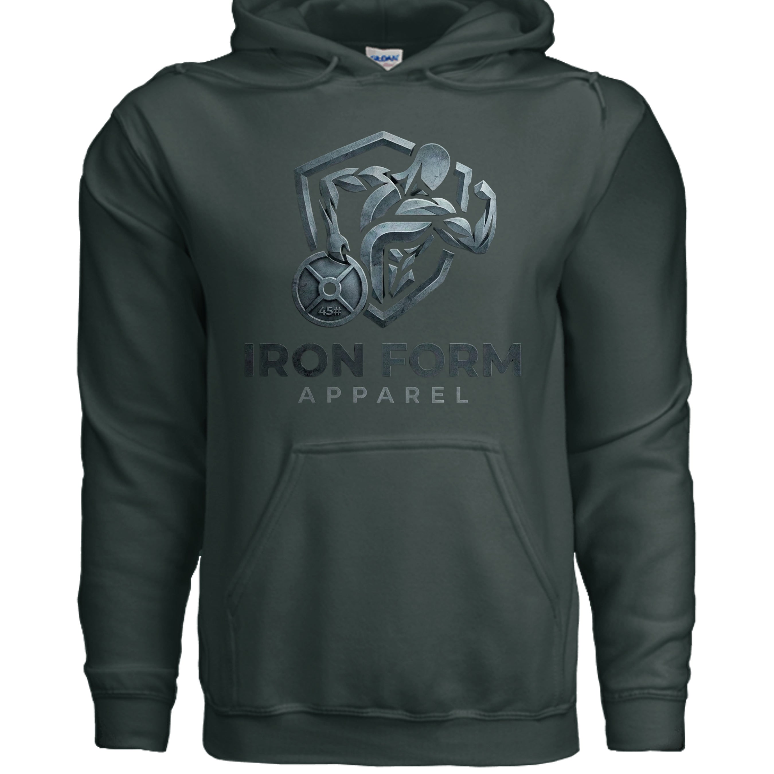 Fan Charcoal Heather - G185 - FRONT